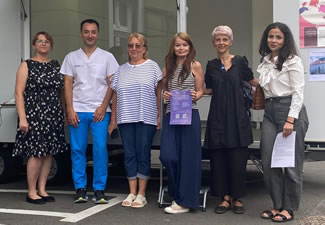 CARAVANĂ MEDICALĂ CU ECOGRAFII MAMARE GRATUITE PENTRU FEMEILE AFECTATE DE VIOLENȚA DOMESTICĂ